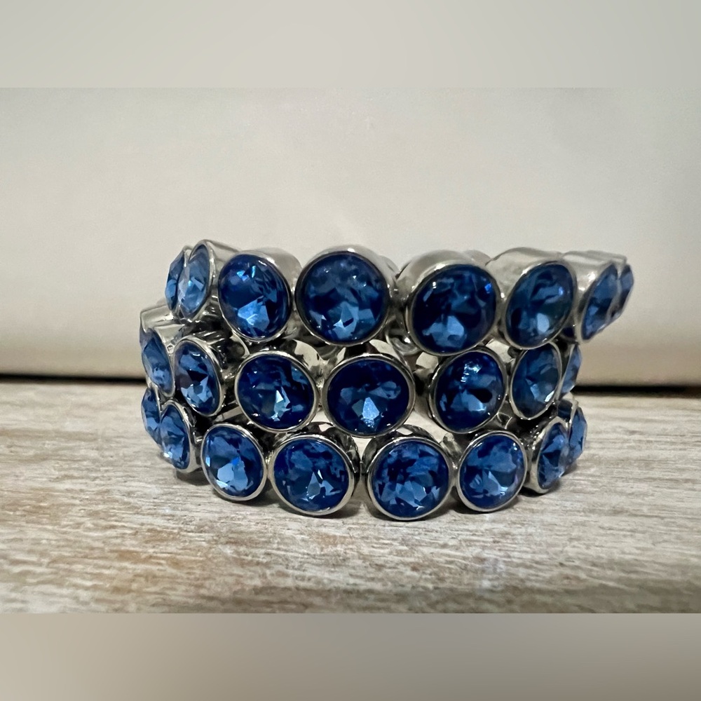 INC Crystal Blue Stone Bracelet BNWOT